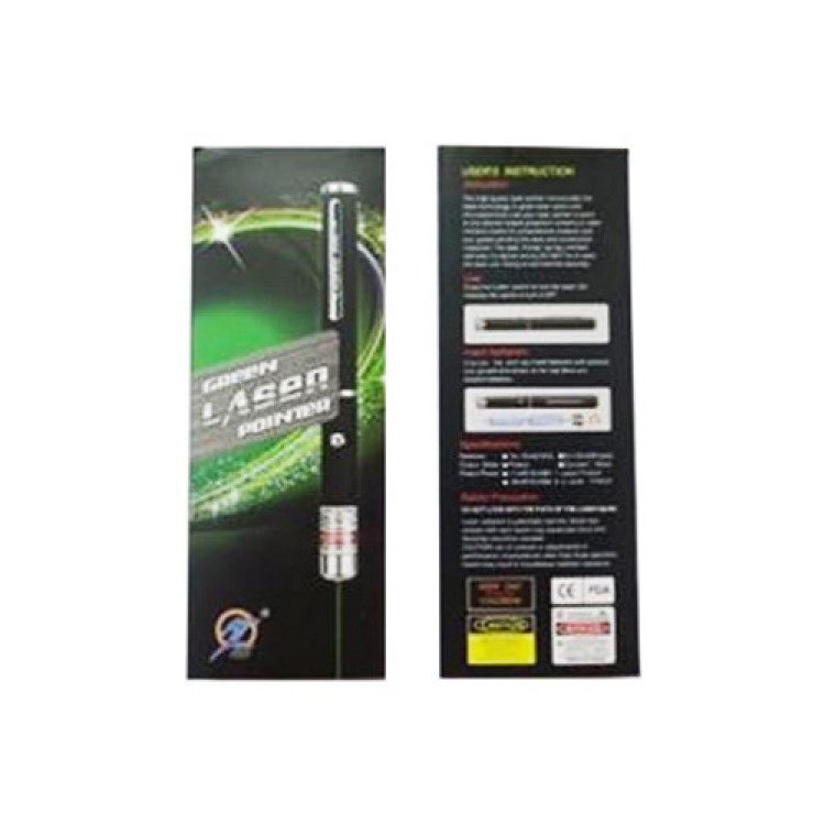 10mW 532nm High-Power Green Laser Pointer – Beam Distance up to 3,280' 5