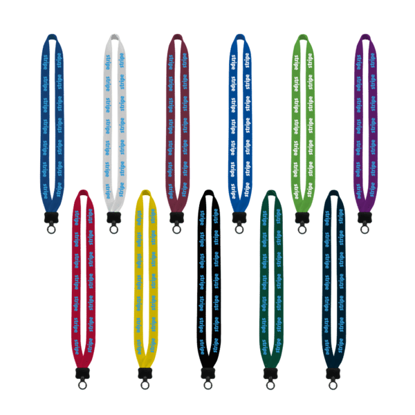 3/4" Cotton Lanyard with Plastic Clamshell & O-Ring 9
