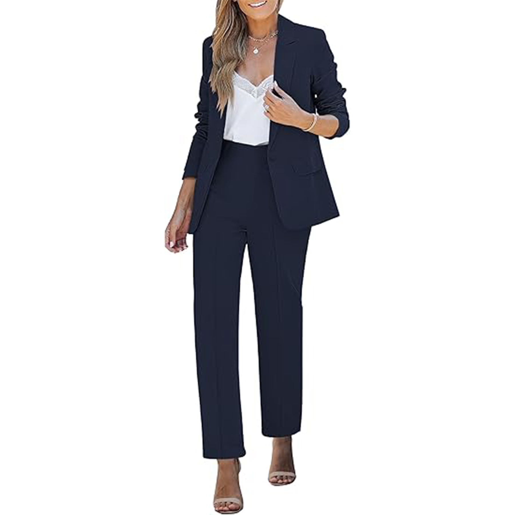 Women 2 Piece Business Casual Outfit Set 10
