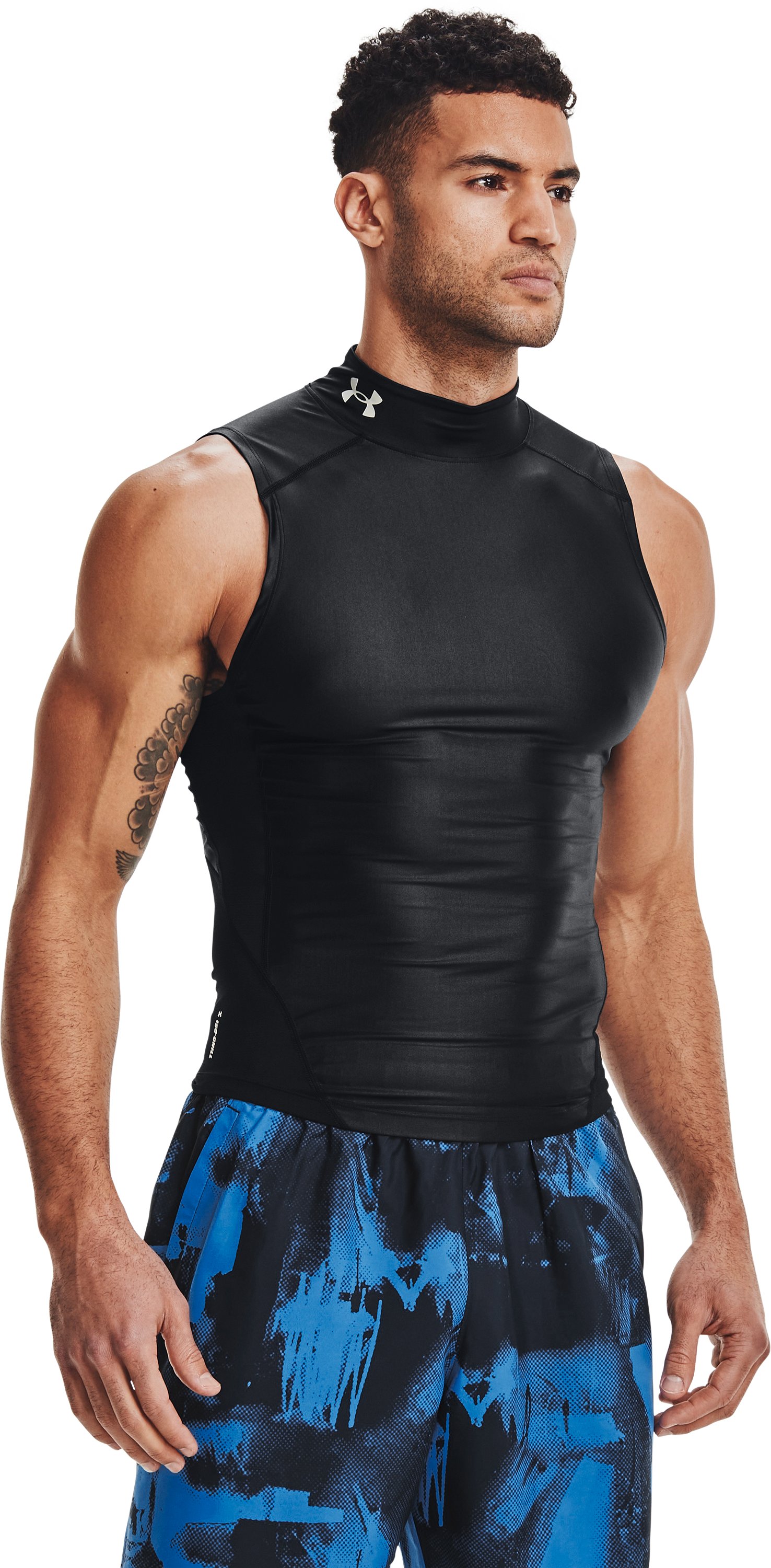Men's UA Iso-Chill Compression Mock Sleeveless 2