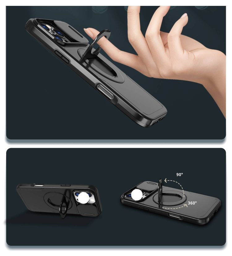 Magnetic Rotating Bracket Phone Case 2