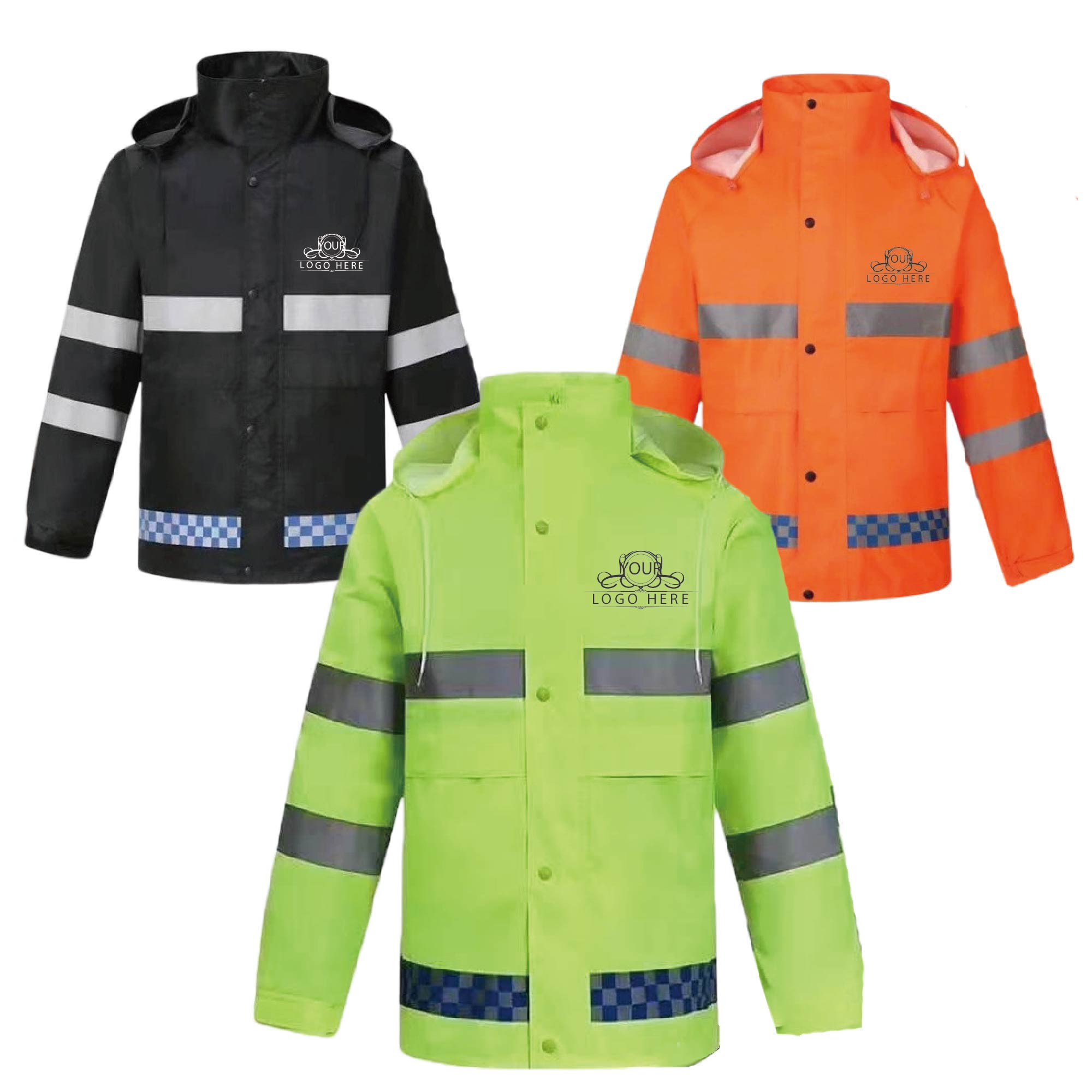 Safety Reflective Fluorescent Jacket 2