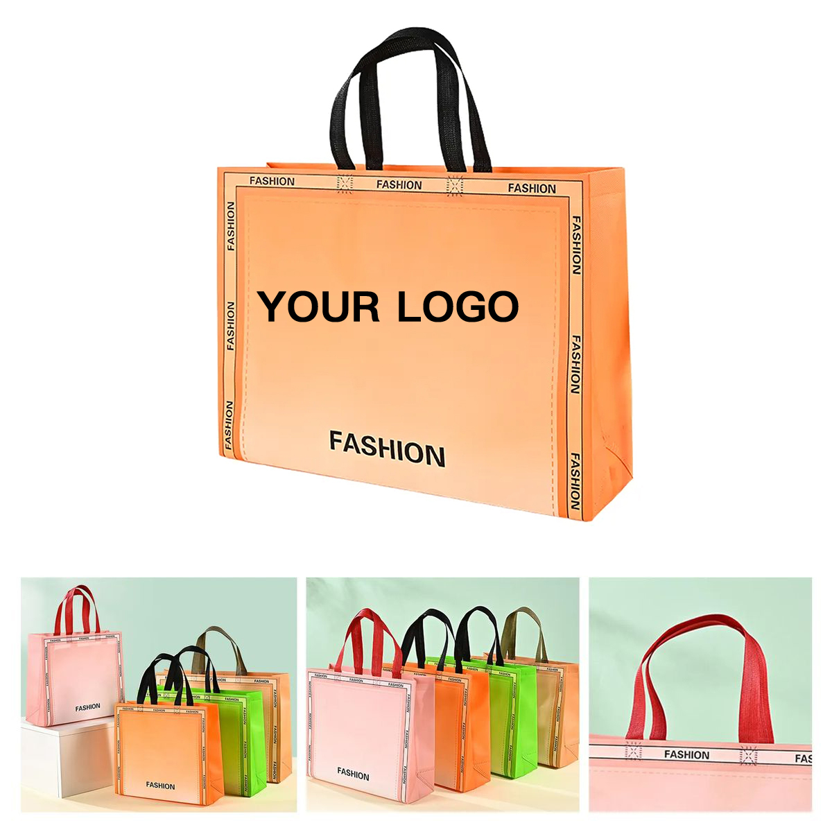 Large Capacity Gradient Gift Bag with Logo Space 2