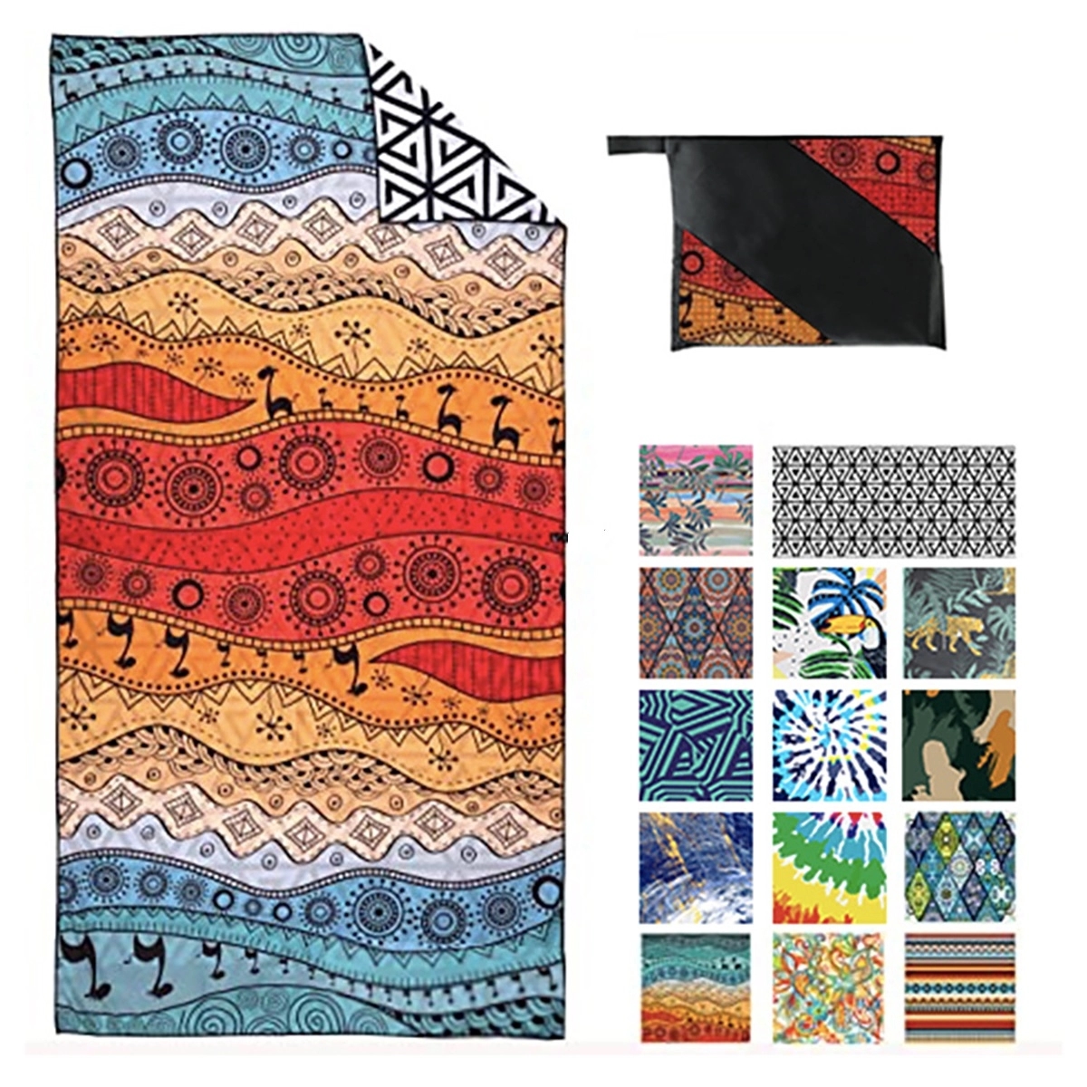 Beach Towel Beach Blanket Quick Dry Super Lightweight Towels 3