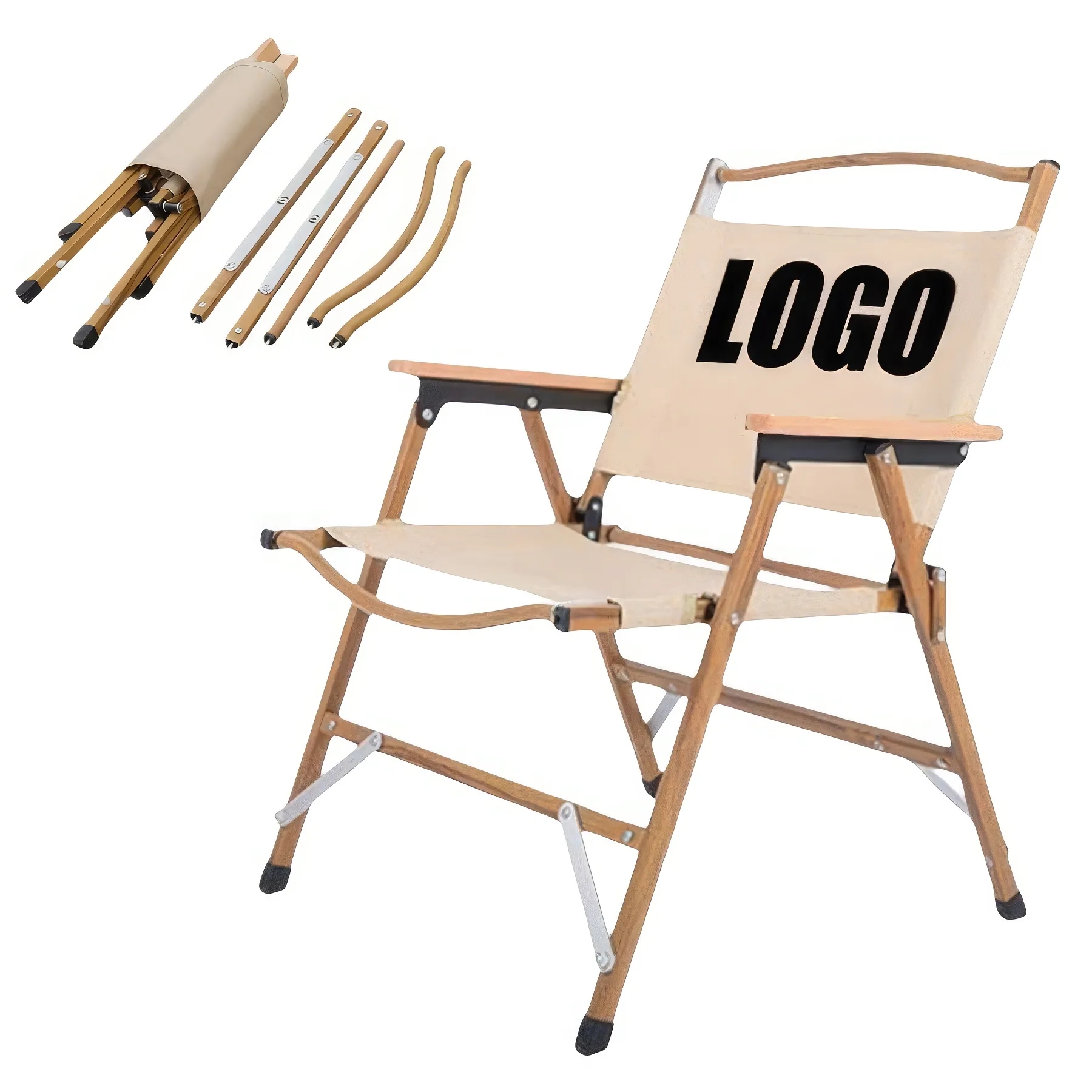 Foldable Outdoor Camping Beach Fishing & Director Chair 1