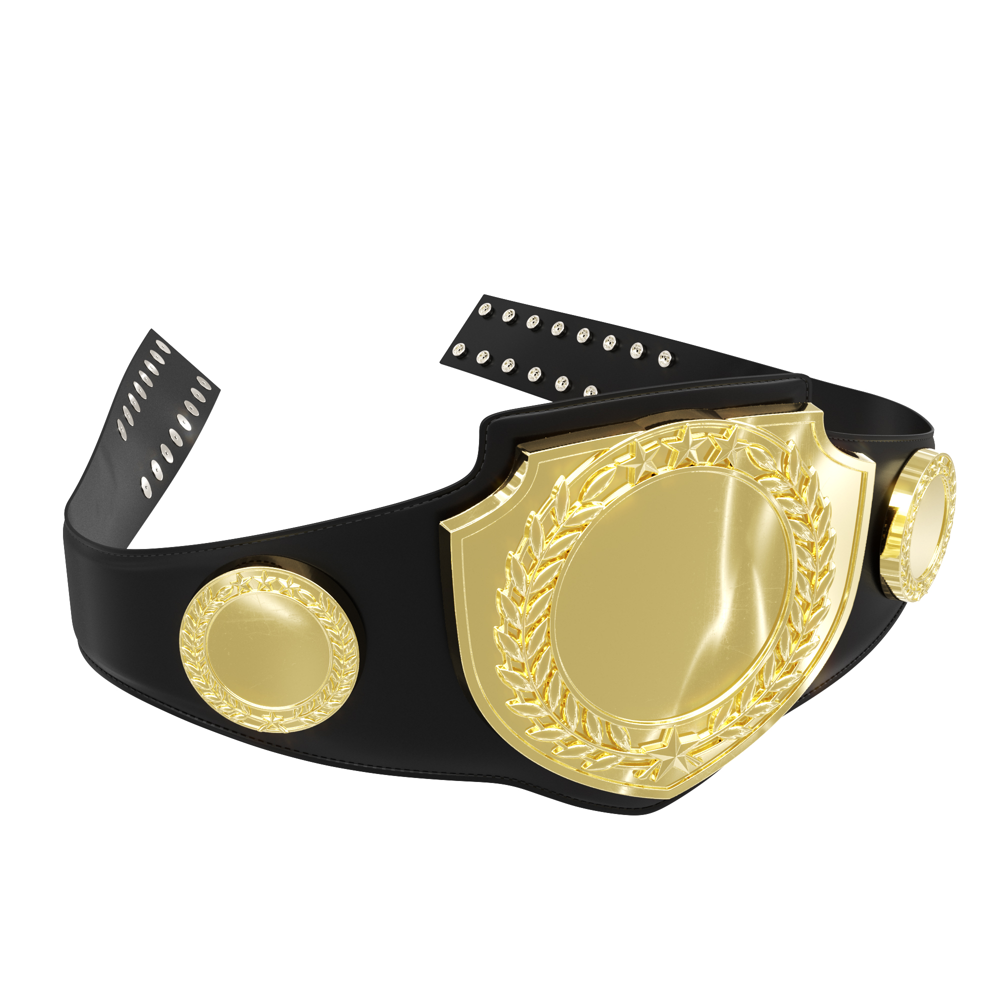 Express Vibraprint® Bright Champion Award Shield Belt 5