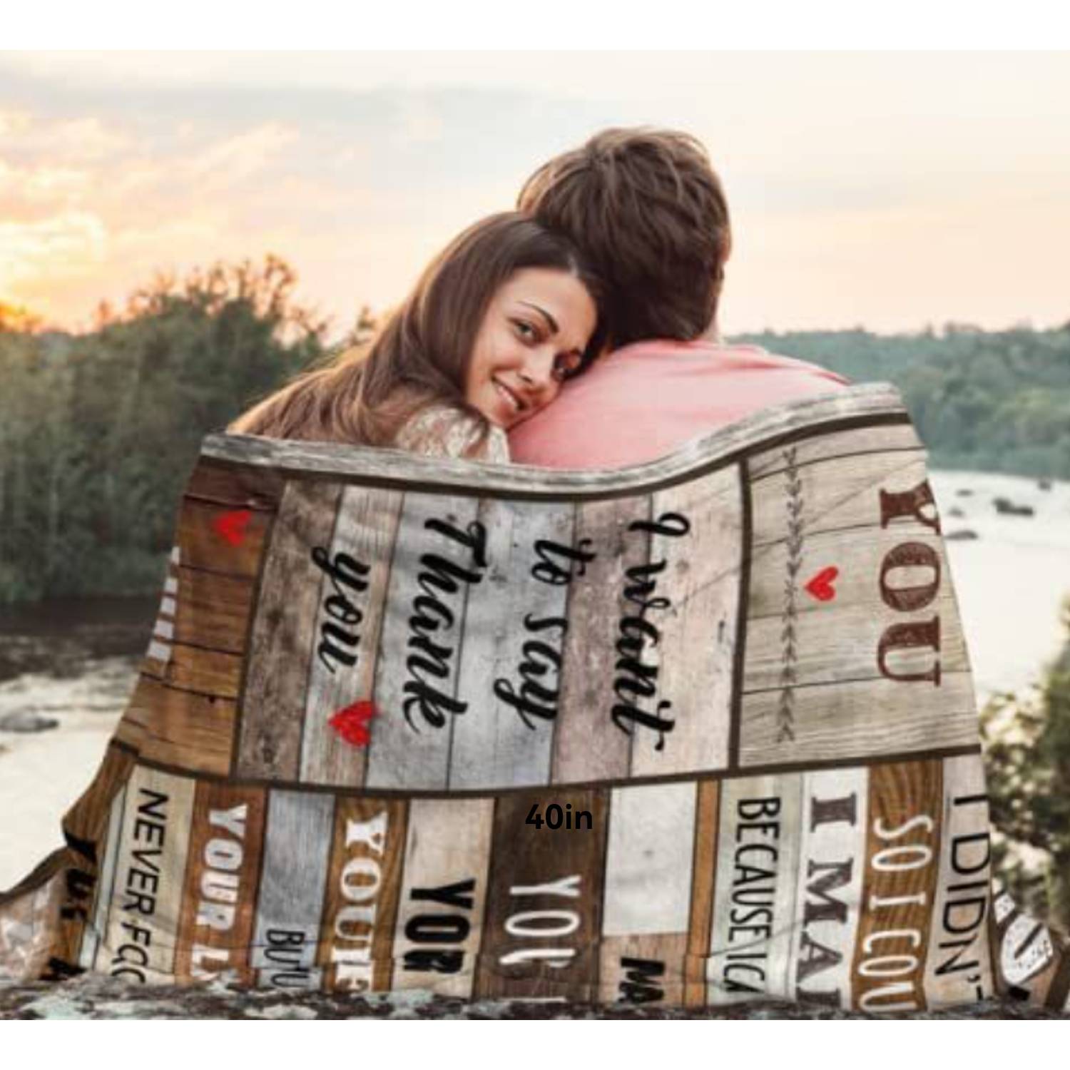 TO My Wife Gifts printed flannel blanket 3