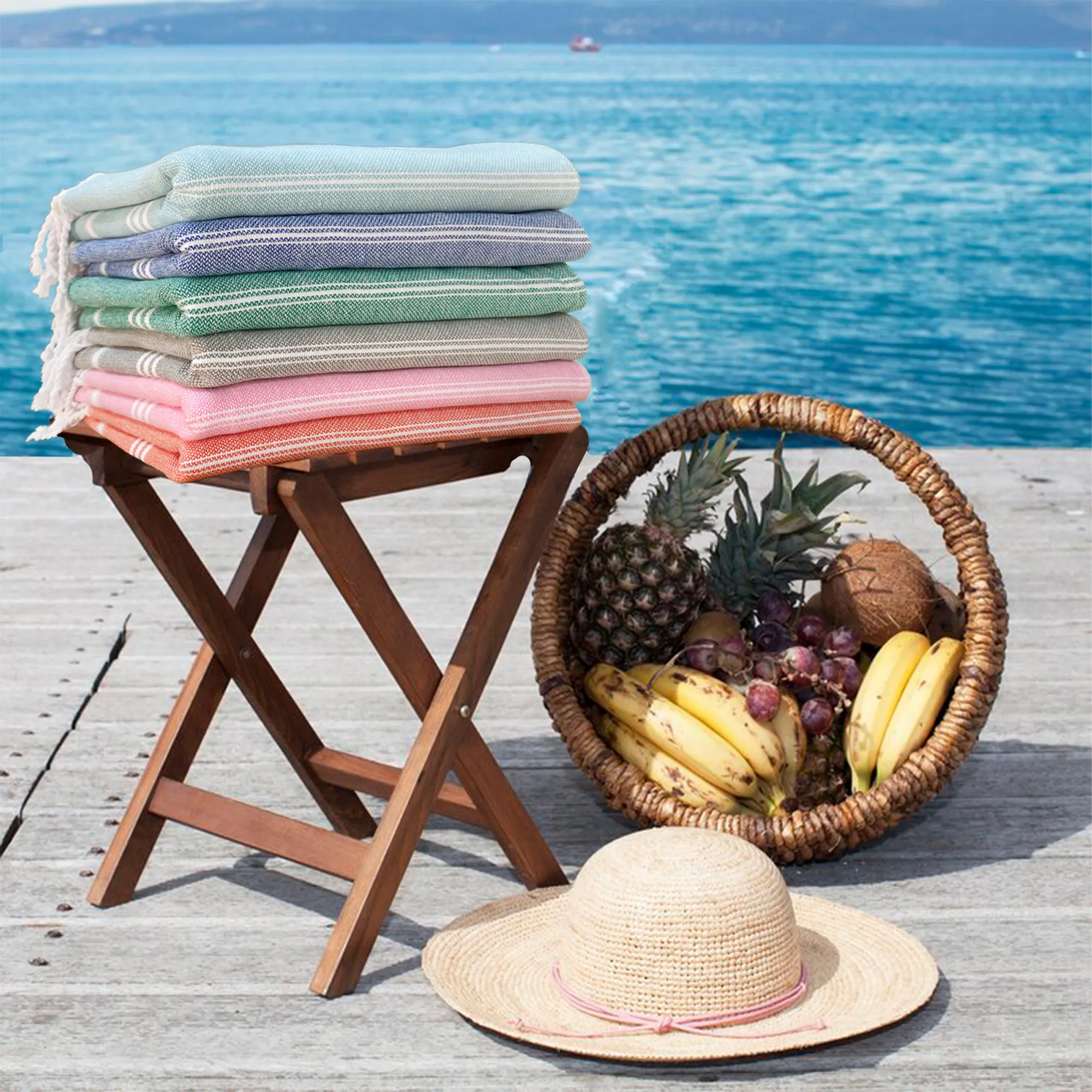 Pure Cotton Quick-Dry Beach Towel 5