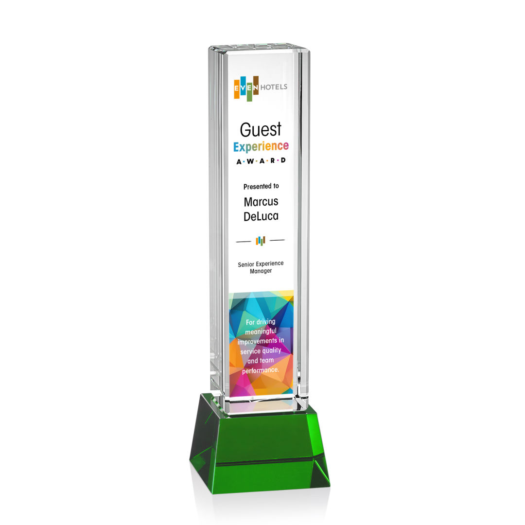 Robson VividPrint™ Award on Base - Green 11
