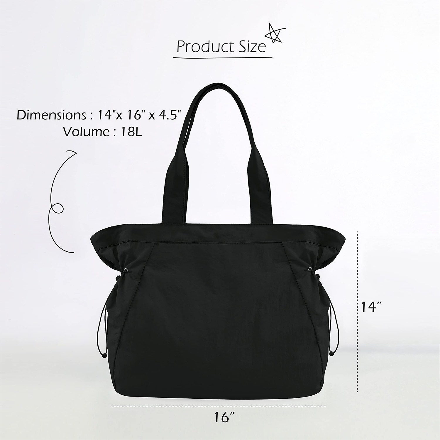 Cinchable Lightweight Shoulder Bag 4