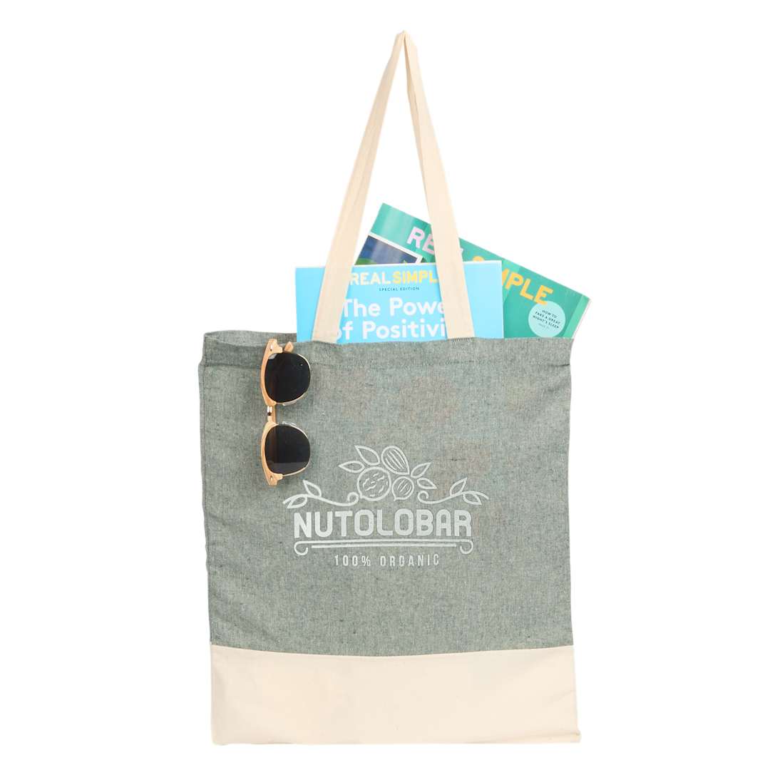 Split Recycled 5oz Cotton Twill Convention Tote 70