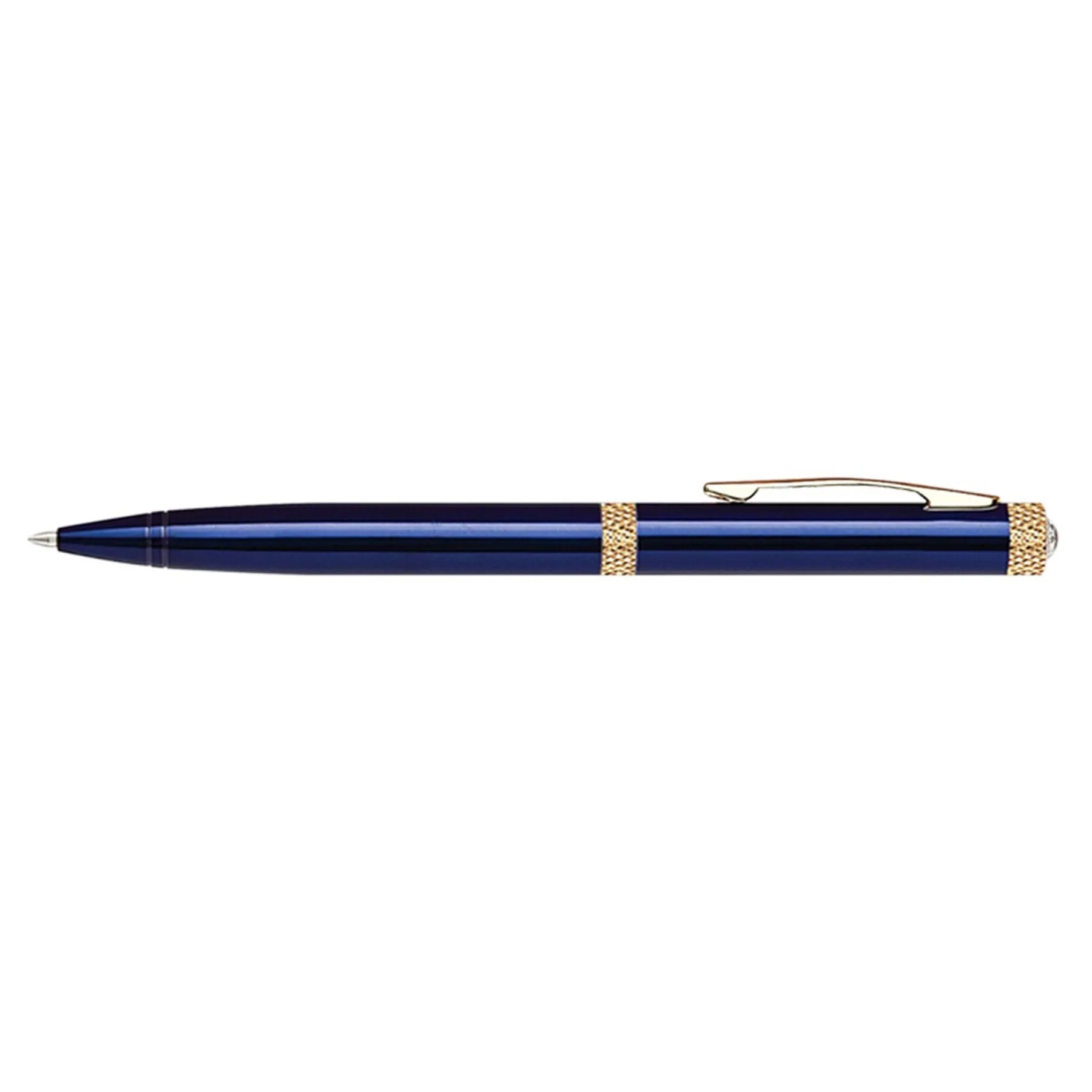 Diamond- Twist Action Brass Ballpoint Pen 5