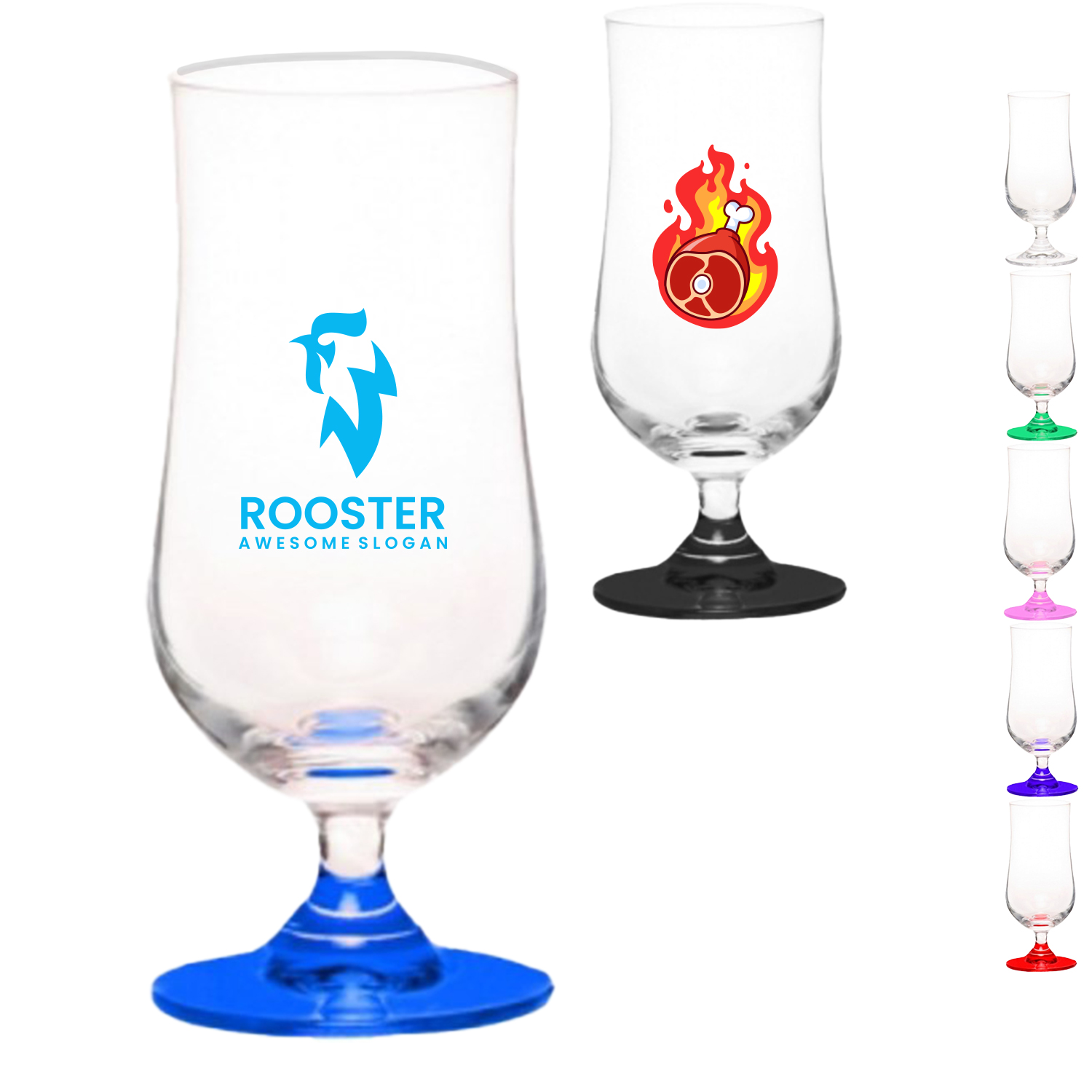 11.5 oz. Lead-Free Hurricane Glasses 2