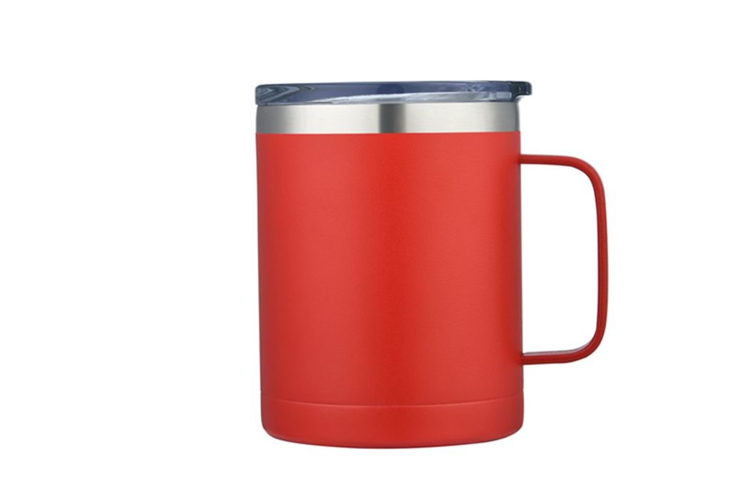 Endura 14oz Double Wall Mug with SS Outer, Plastic Liner and Handle with Ringneck 2