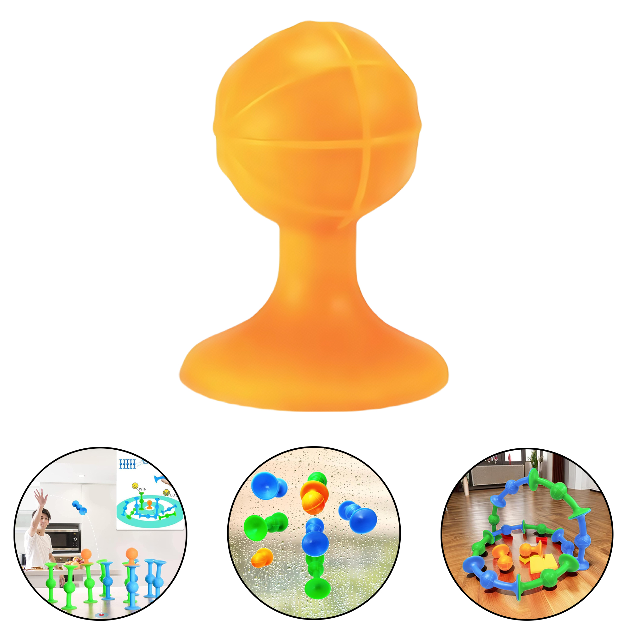 Single Head Silicone Suction Cup Dart - Fun Sport Leisure Interactive Throwing Game Toy for Stress. 3