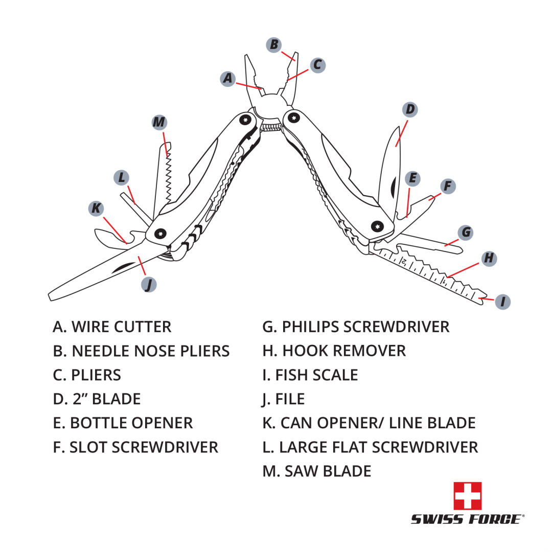 Swiss Force® Meister Multi-Tool 7