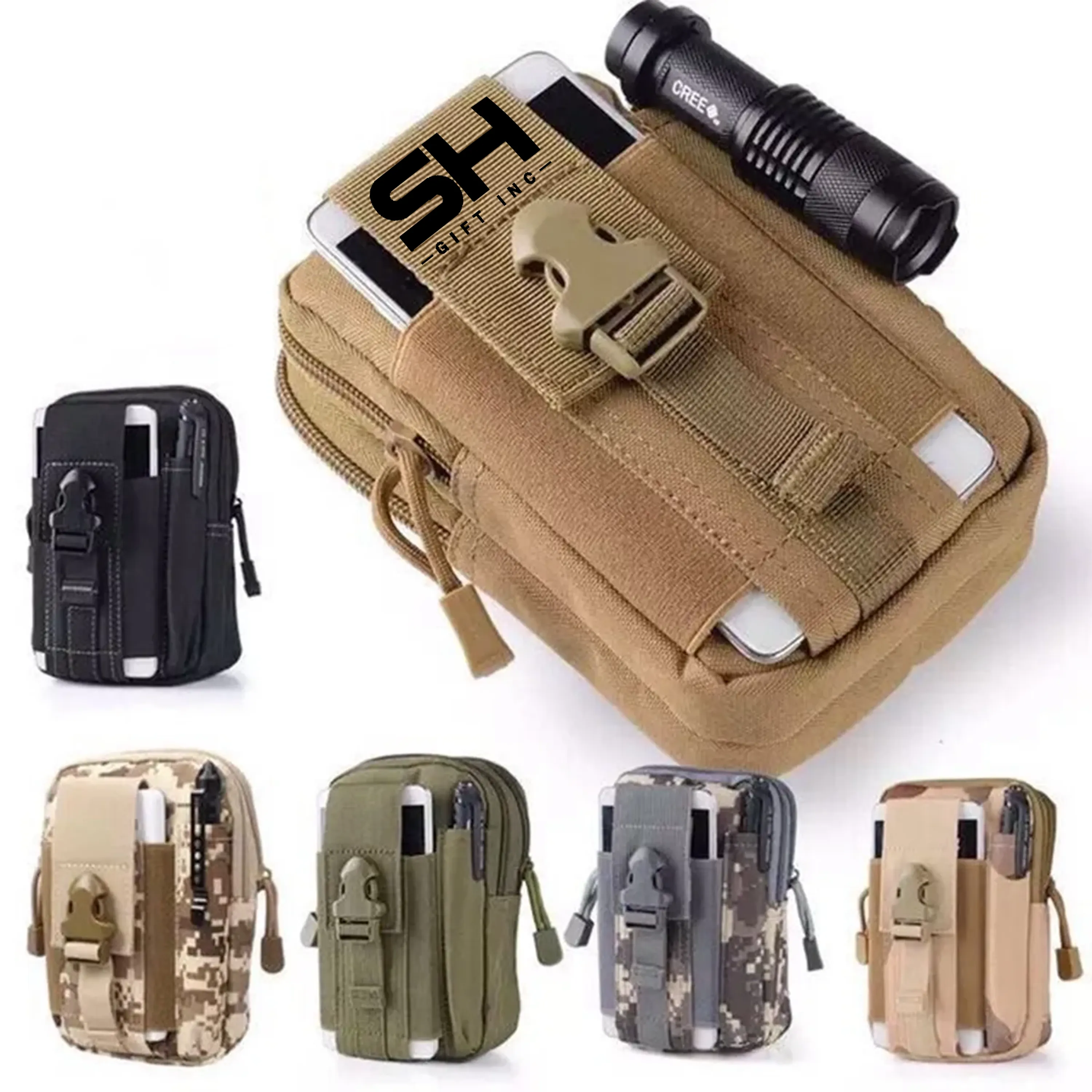 Tactical Waist Belt Bag Molle Edc Pouch Tool Organizer 9