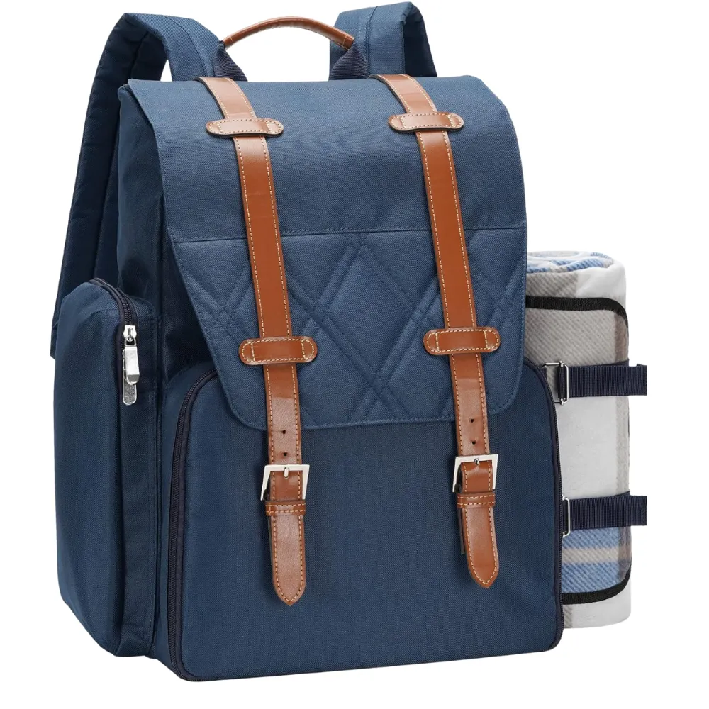 4-Person Insulated Cooler Picnic Backpack 6