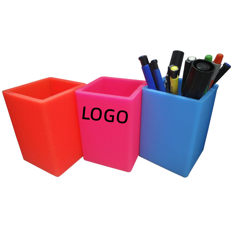 Silicone Pen Holder, promotional clip with logo imprint 2