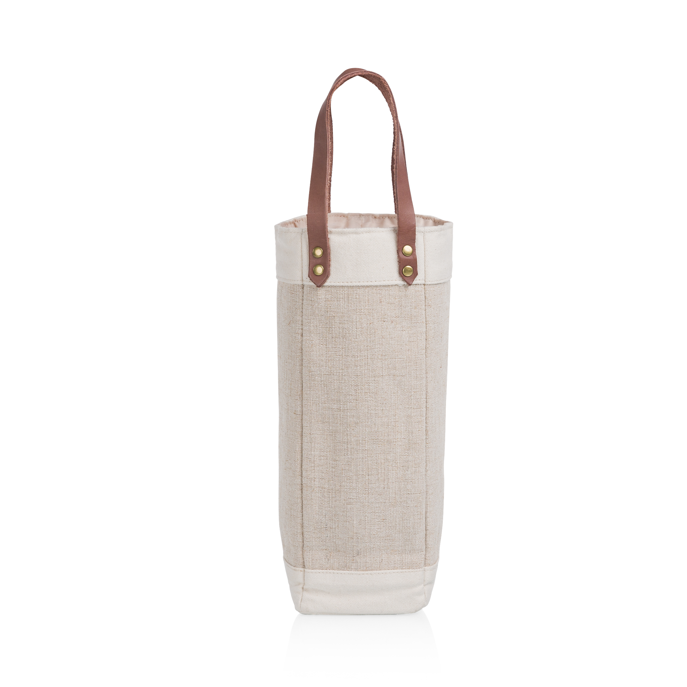 Pinot Jute Single Bottle Insulated Wine Bag 3