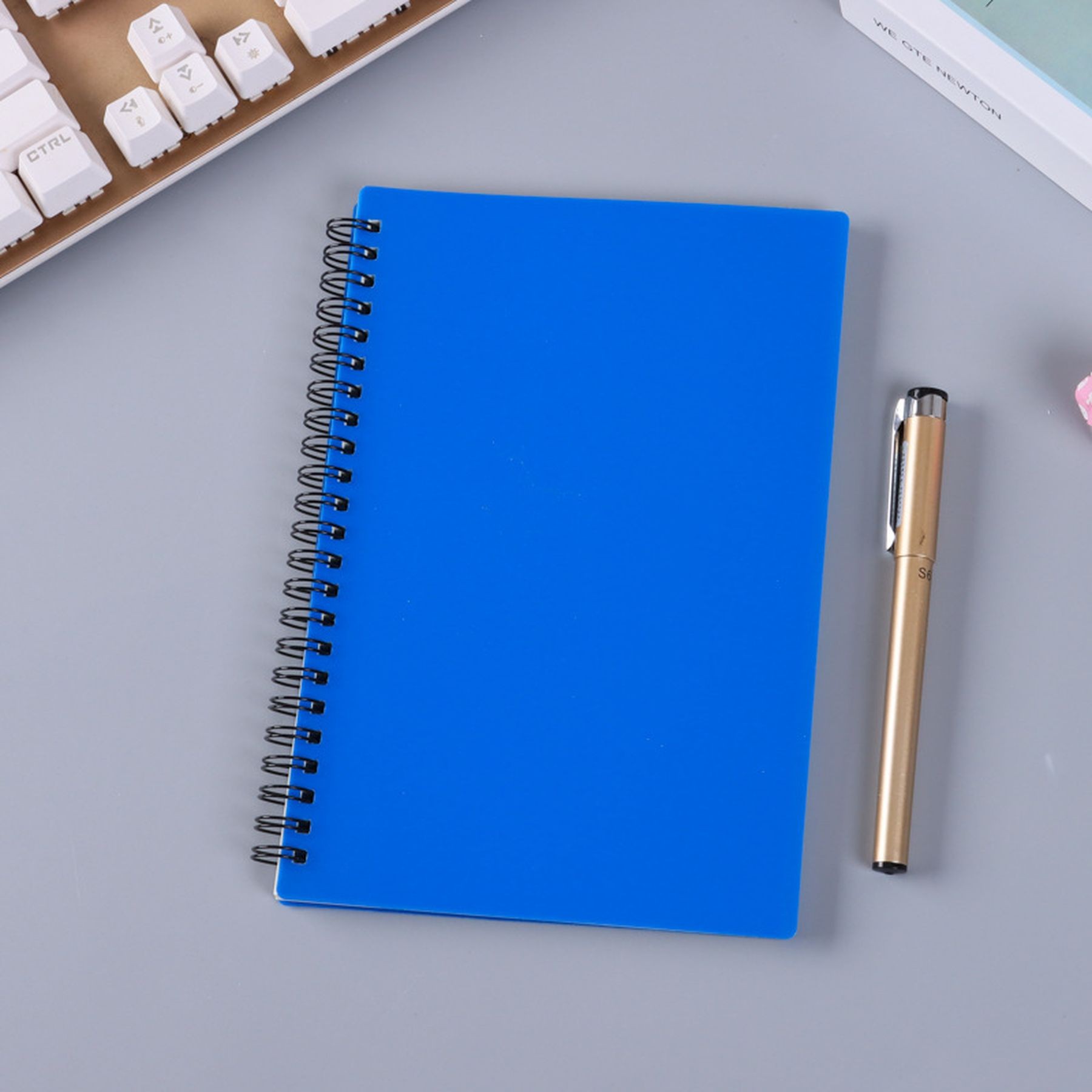 Spiral Notebook Plastic Hardcover College Ruled A5 Journals 14