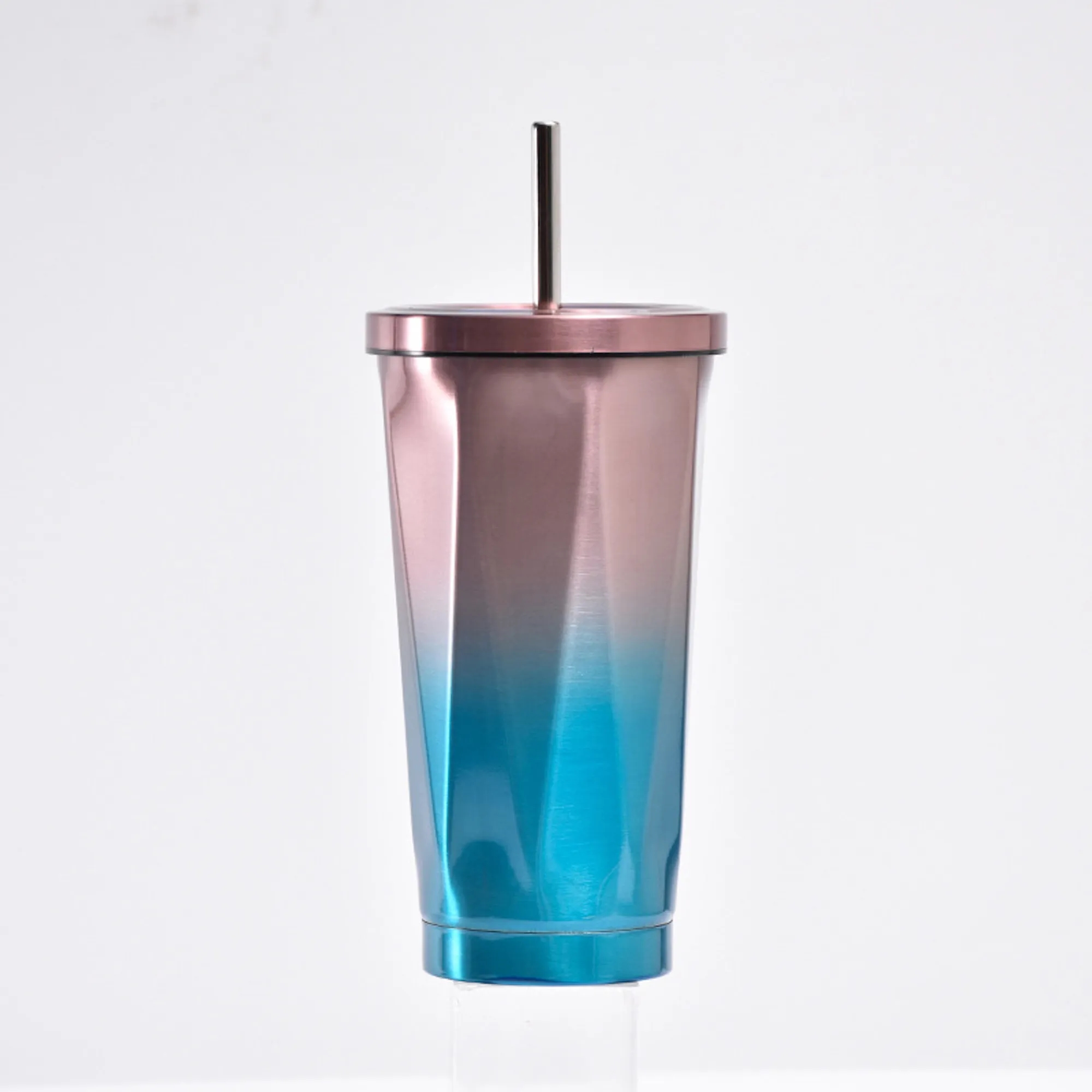 Stainless Steel Mug With Straw 2
