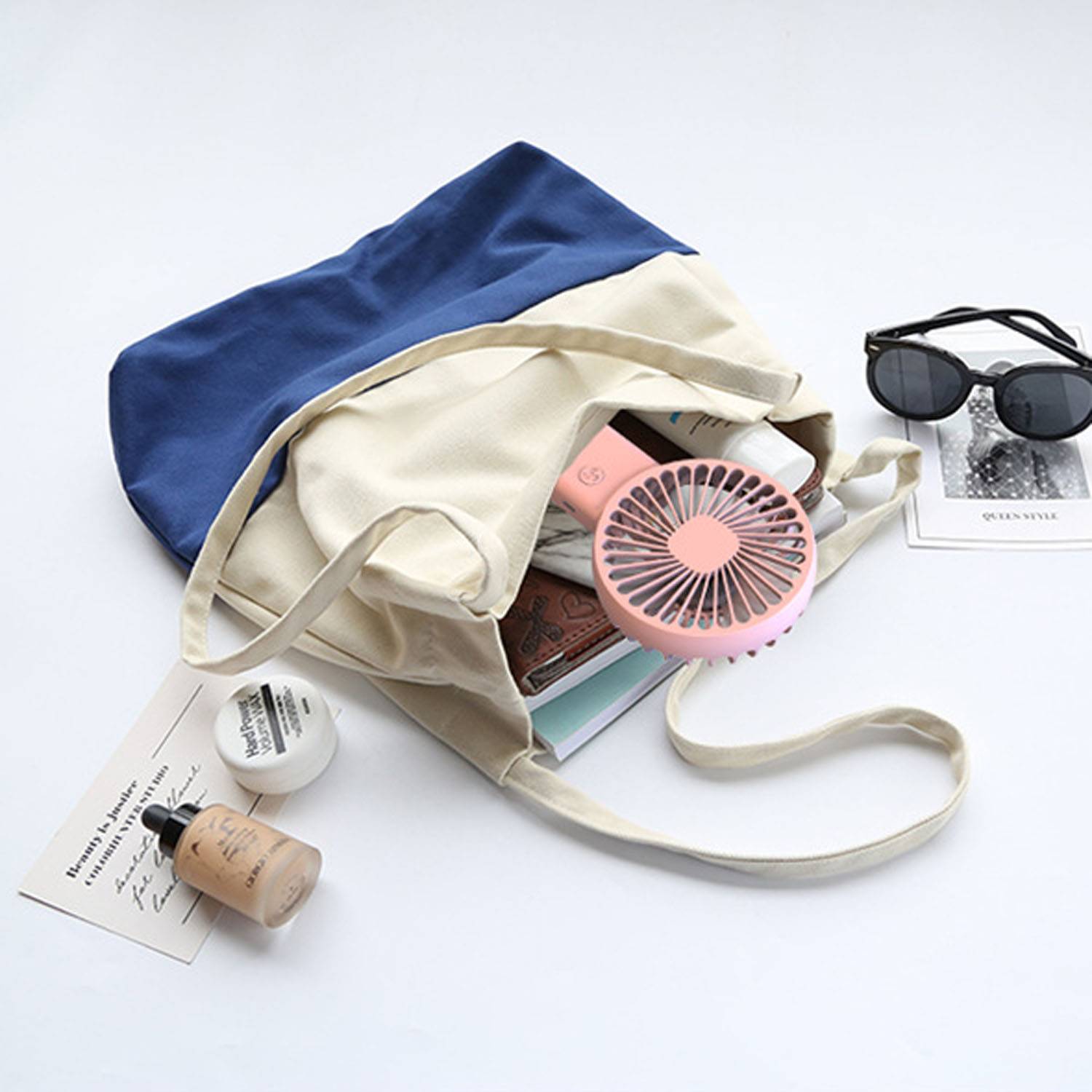 Mini Portable Handheld Fan with 3 Speeds 3