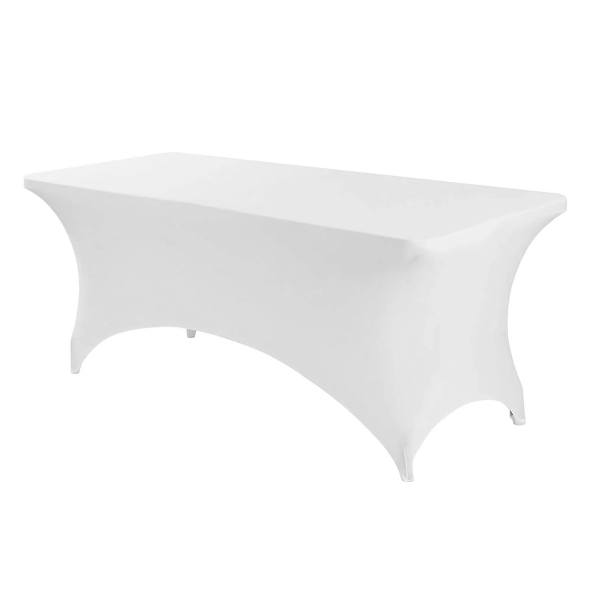 Fitted Polyester Tablecloth for Standard 6 Foot Tables 17