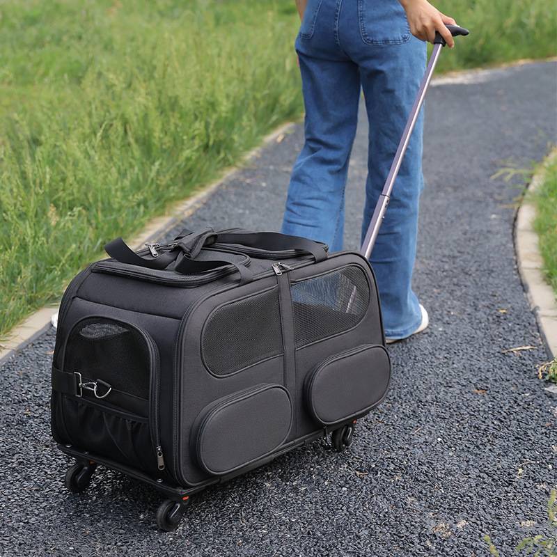 Oxford Pet Trolley Case Mesh Bag 5