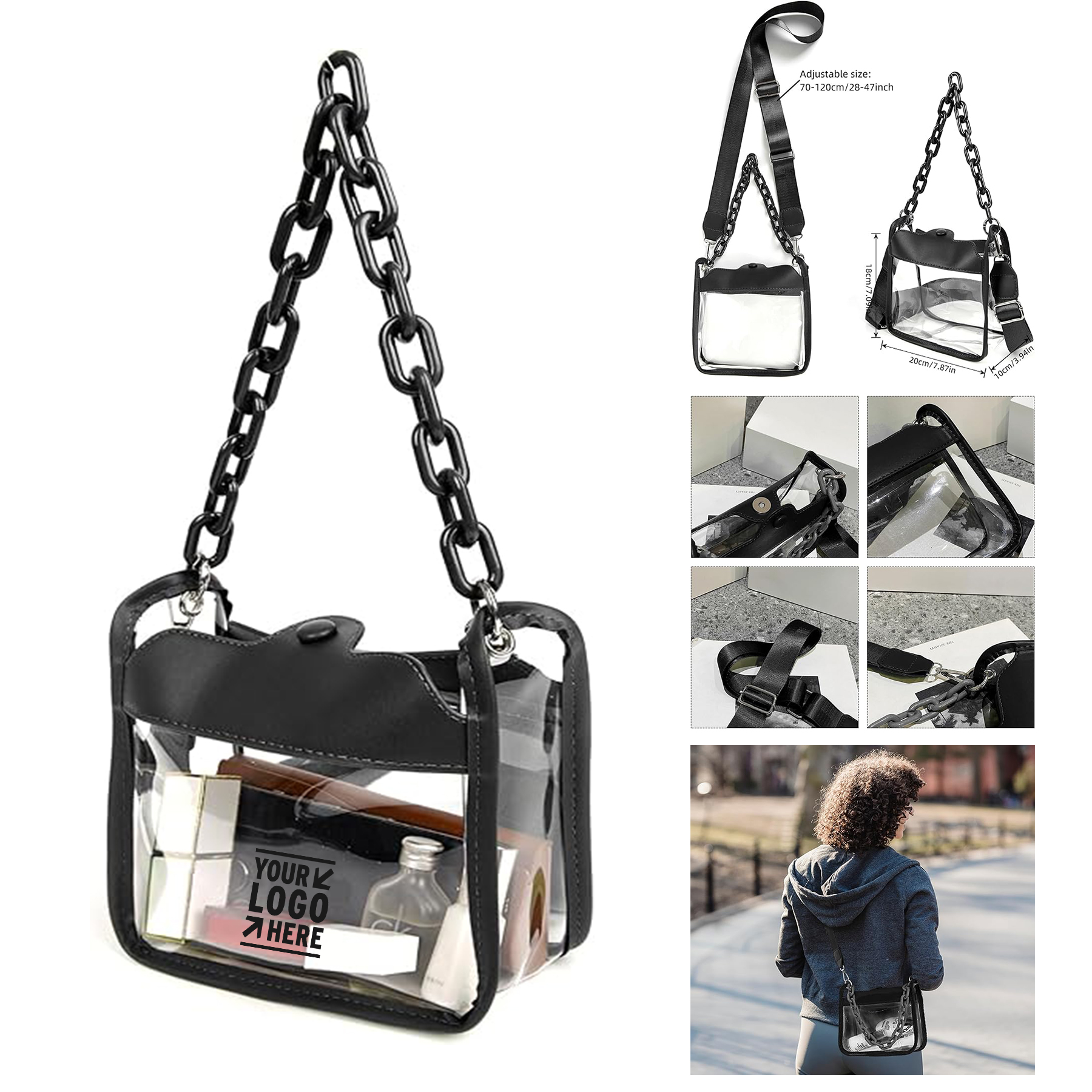 Clear Crossbody Bag