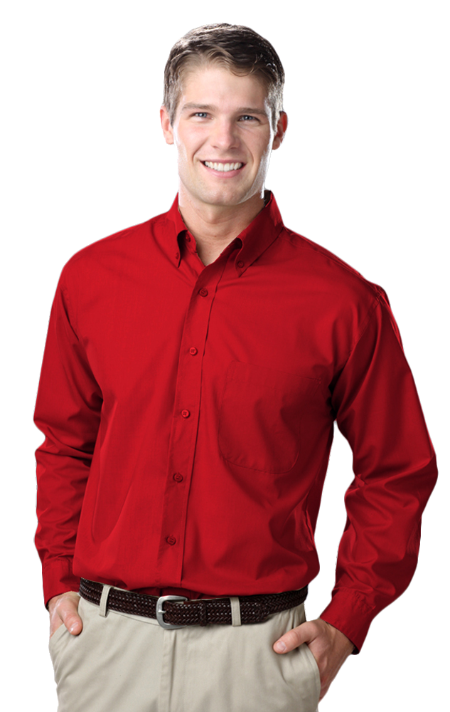 Men's L/S Value Poplin Shirt 34