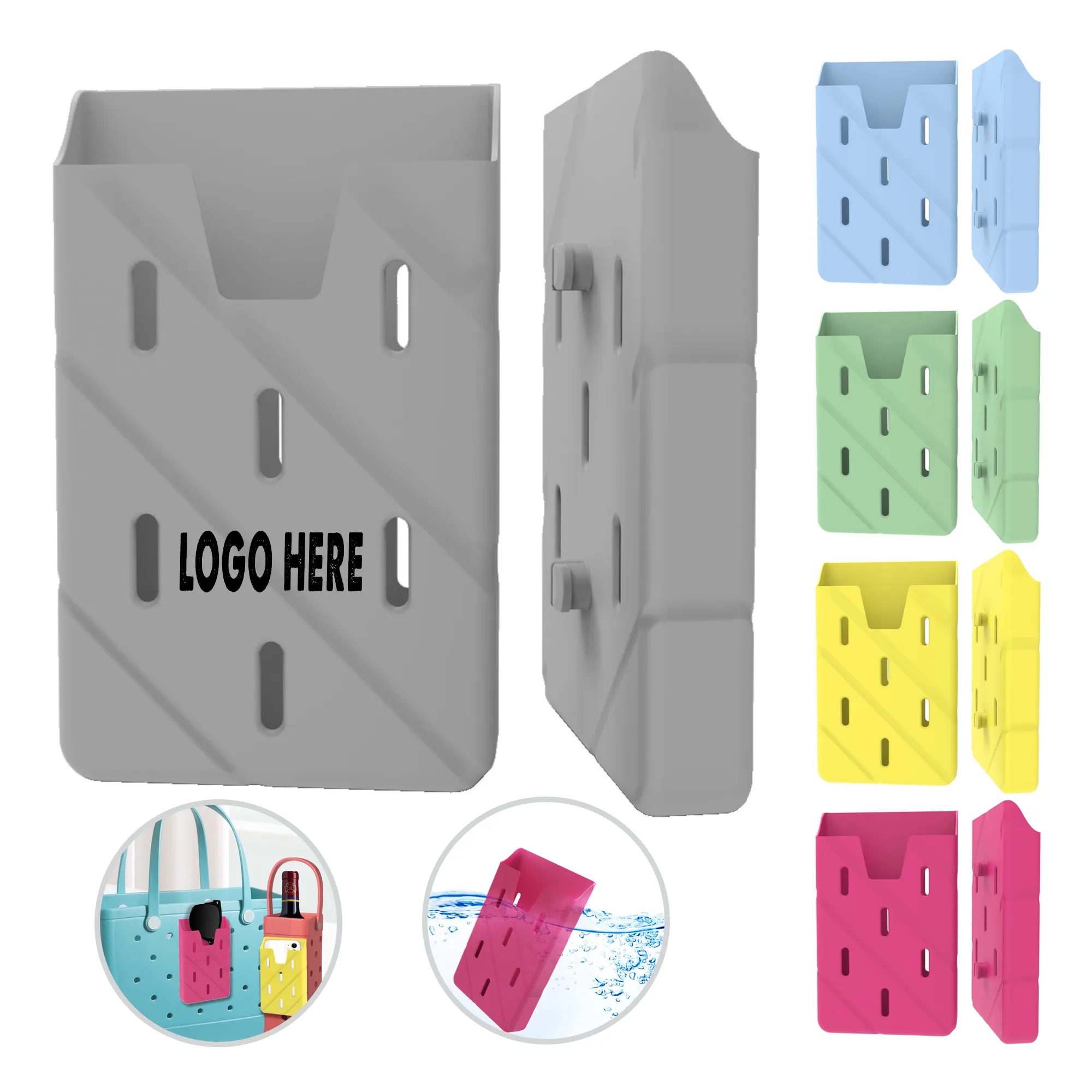 Silicone Cell Phone Holder for Beach Hole Bag 5