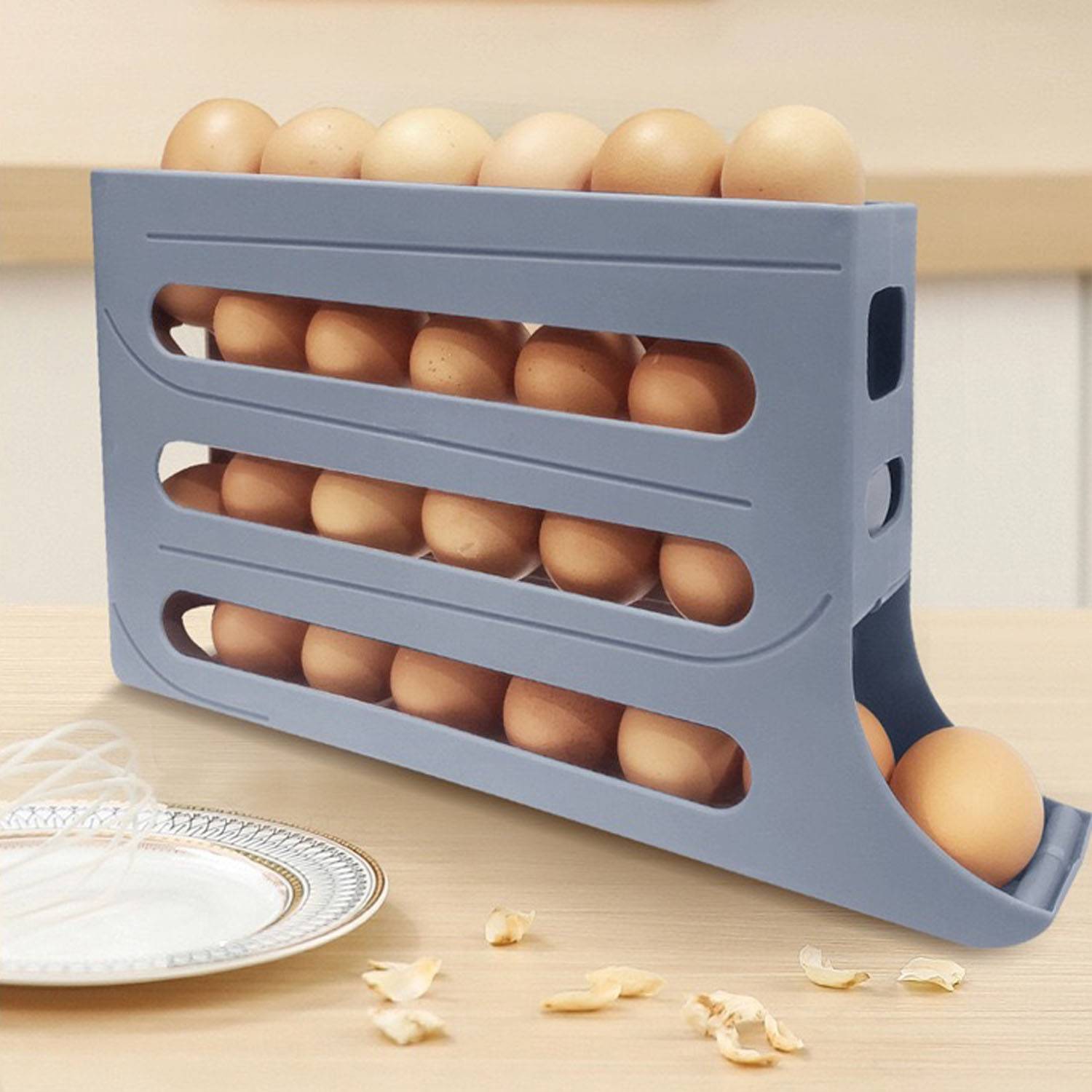 Smart Refrigerator Egg Organizer 4