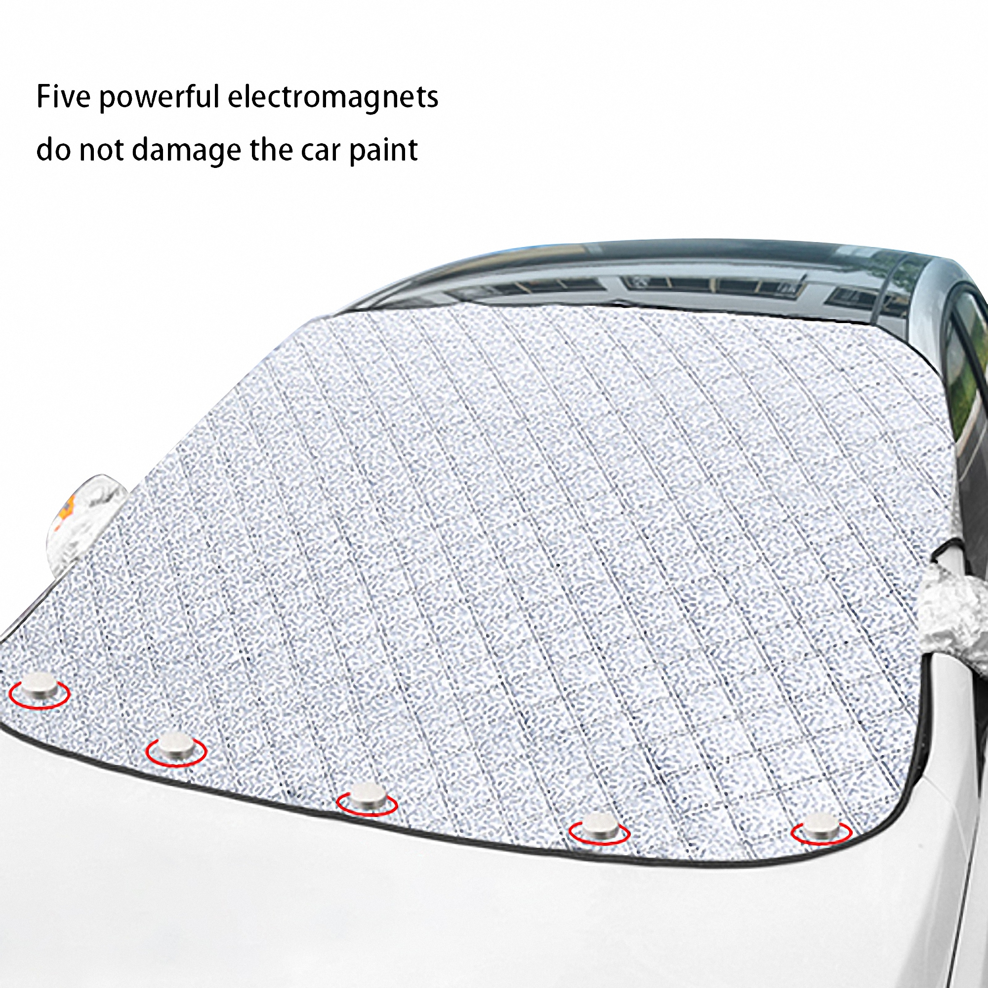 Magnetic Windshield Snow Cover 5
