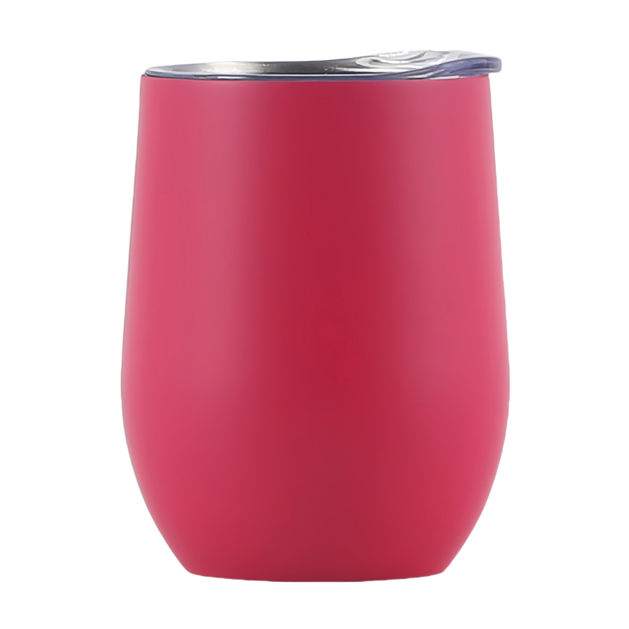 12oz Vacuum Insulated Stainless Steel U-Shaped Tumbler Wine Cup with Eggshell Finish 4