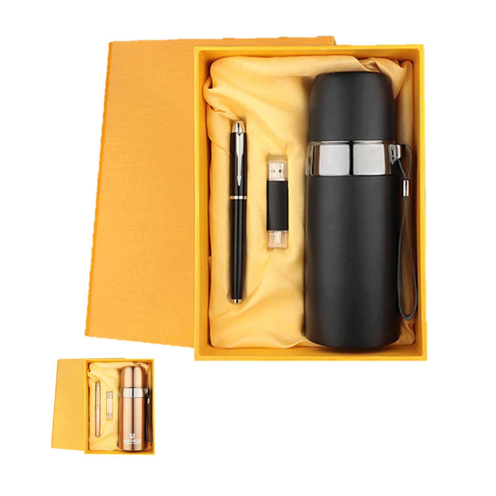 Usb Drive Pen Tumbler Business Gift Set 2