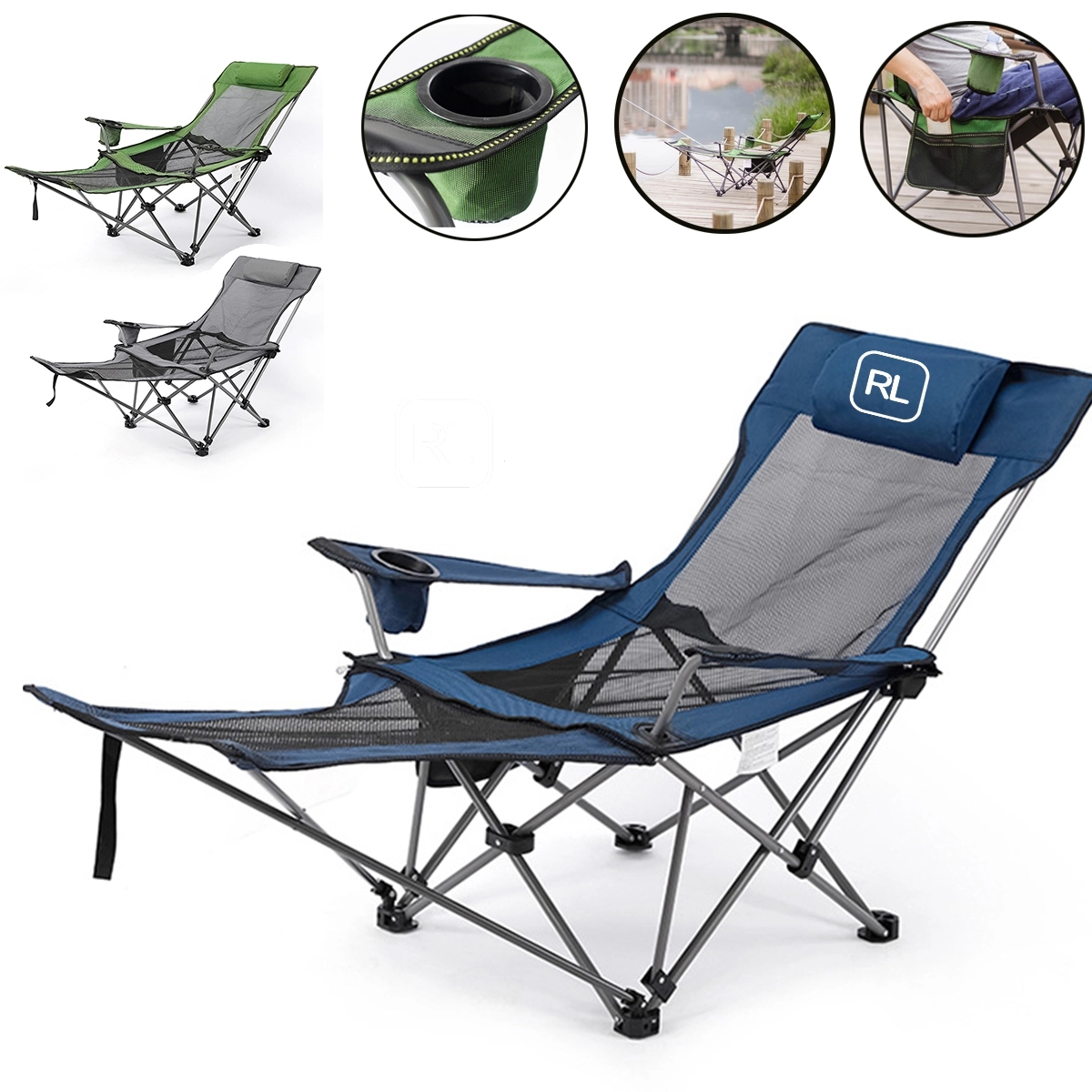 2 in 1 Folding Camping Chair 3