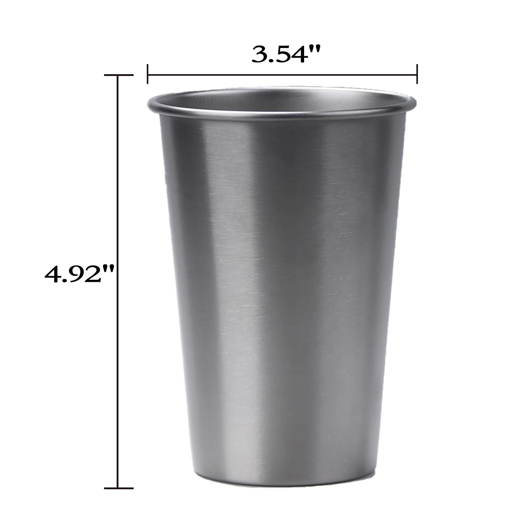 16oz Stainless Steel Pint Cup 7