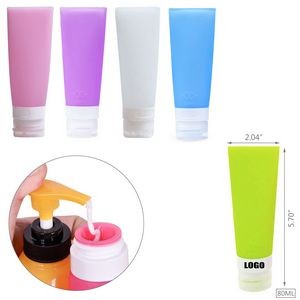 80ml Silicone Tube Travel Bottle With Flip Up Lid 21