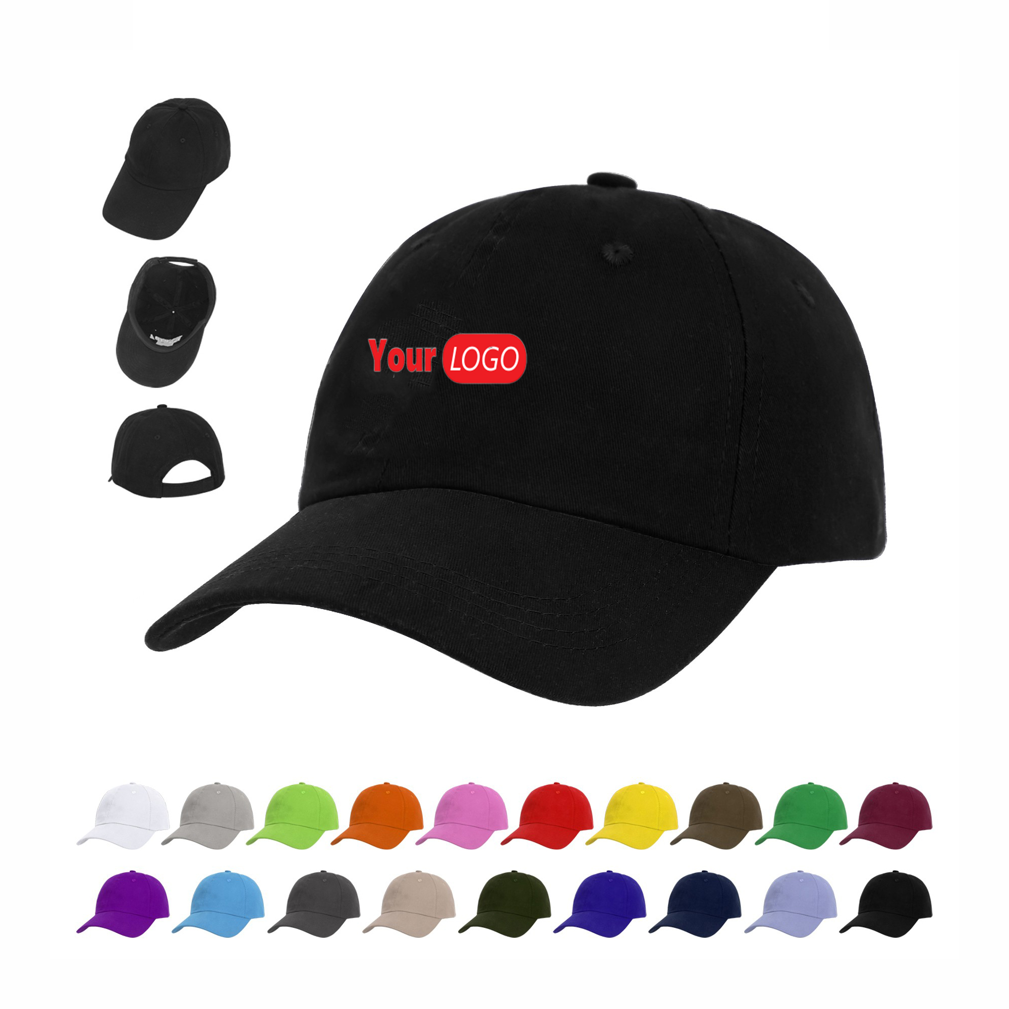 Classic Polyester Cap MOQ 1pcs 2