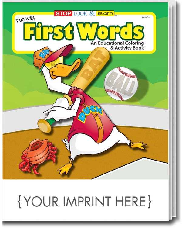 COLORING BOOK - Fun With First Words Coloring & Activity Book 2