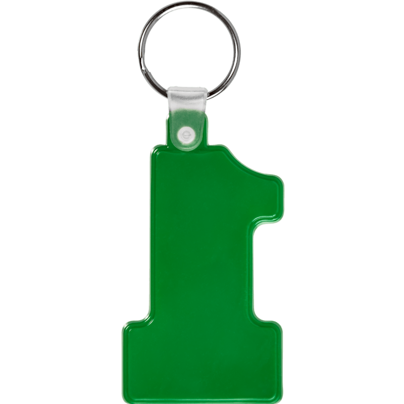 Number One Soft Plastic Keychains 5
