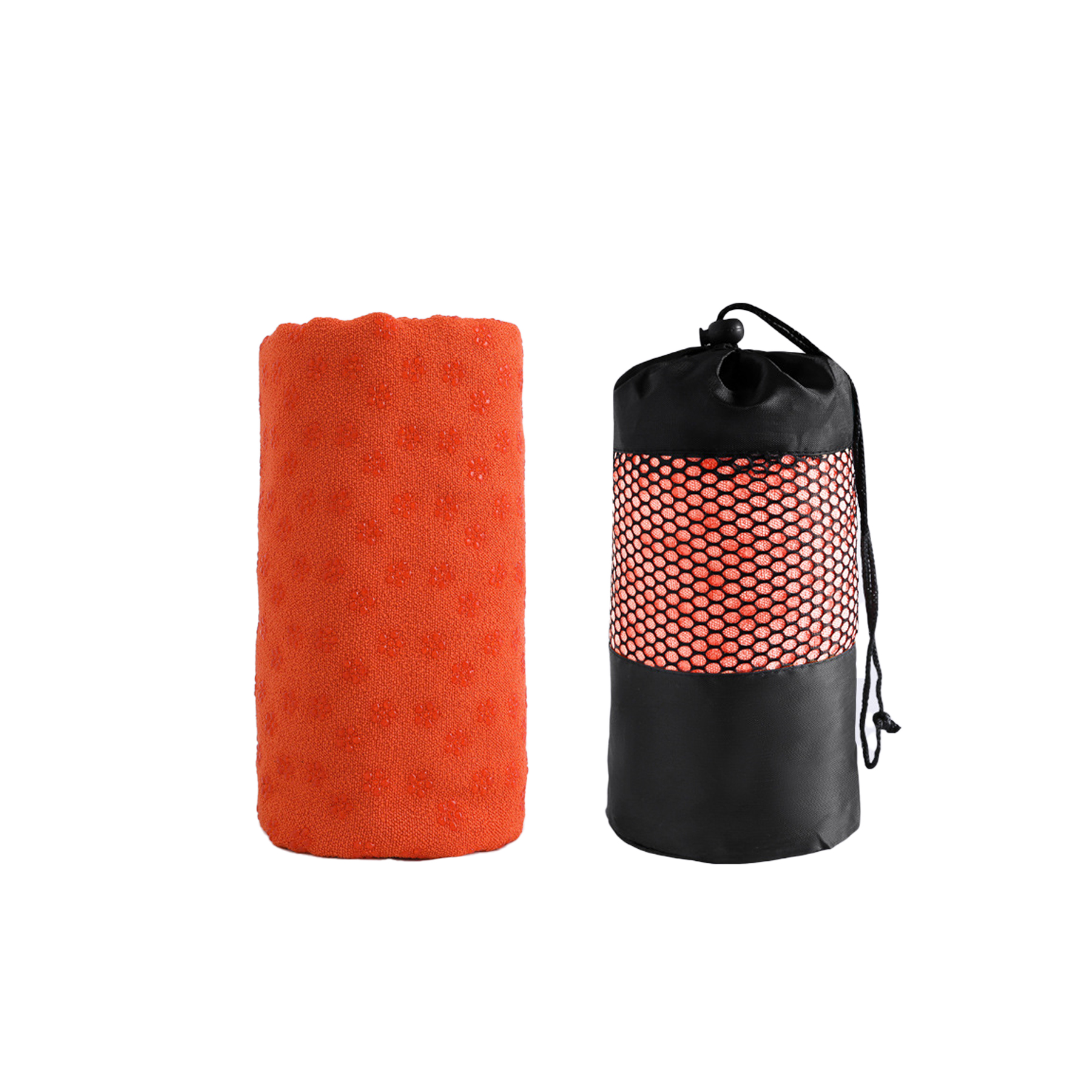 Non-Slip Yoga Towel with Black Mesh Bag 4