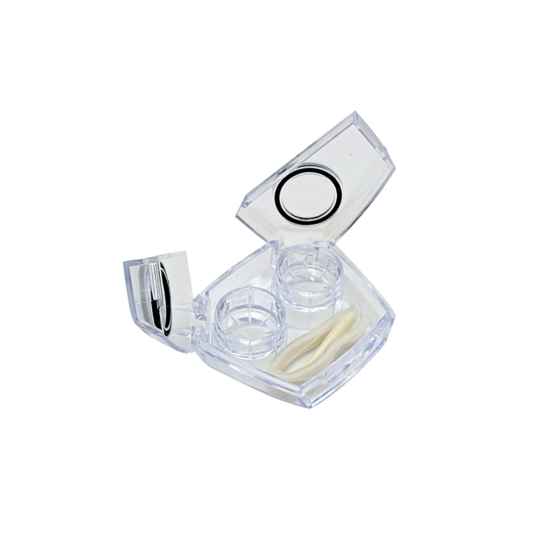 Scissor Door Series Clear No-twist Contact Lens Case 6