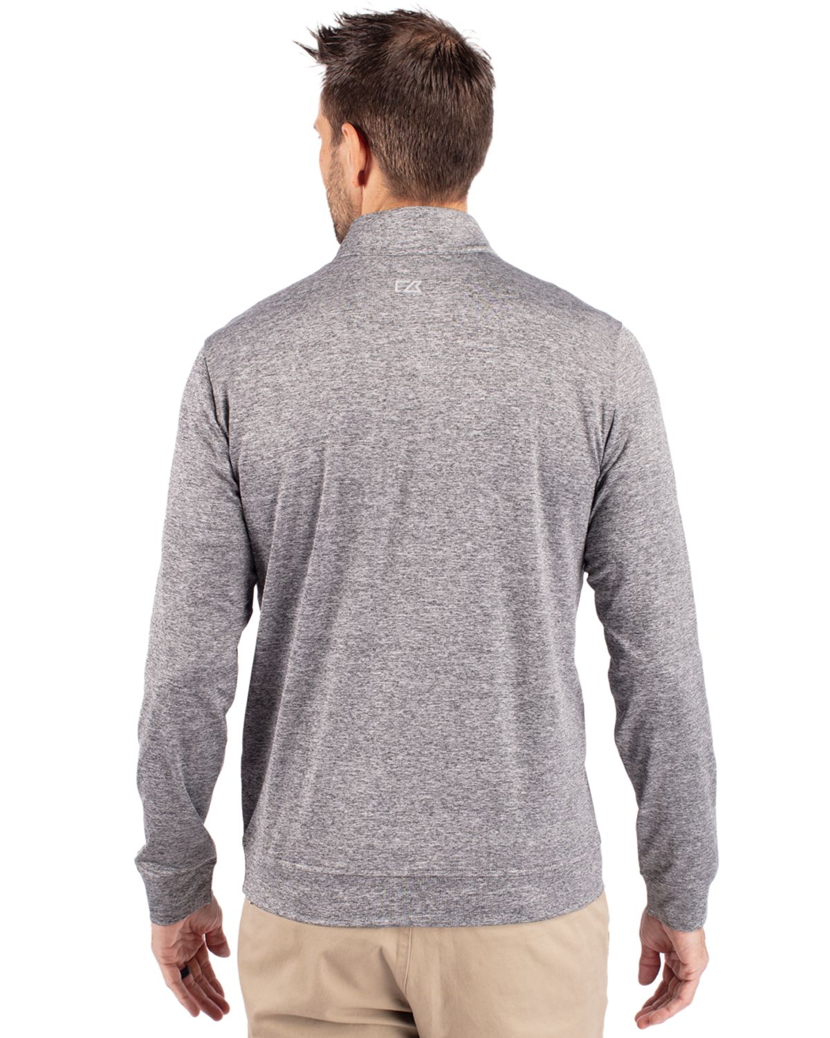 Cutter & Buck Stealth Heathered Mens Quarter Zip 43