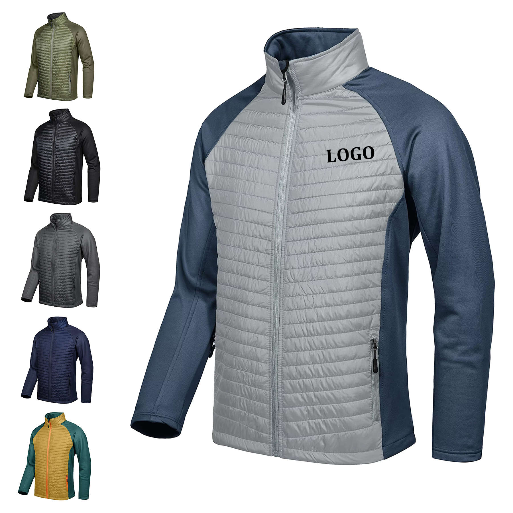 Men Insulated Running Warm Jacket 8