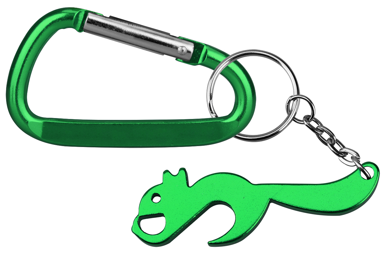 Squirrel Shape Bottle Opener with Carabiner 3