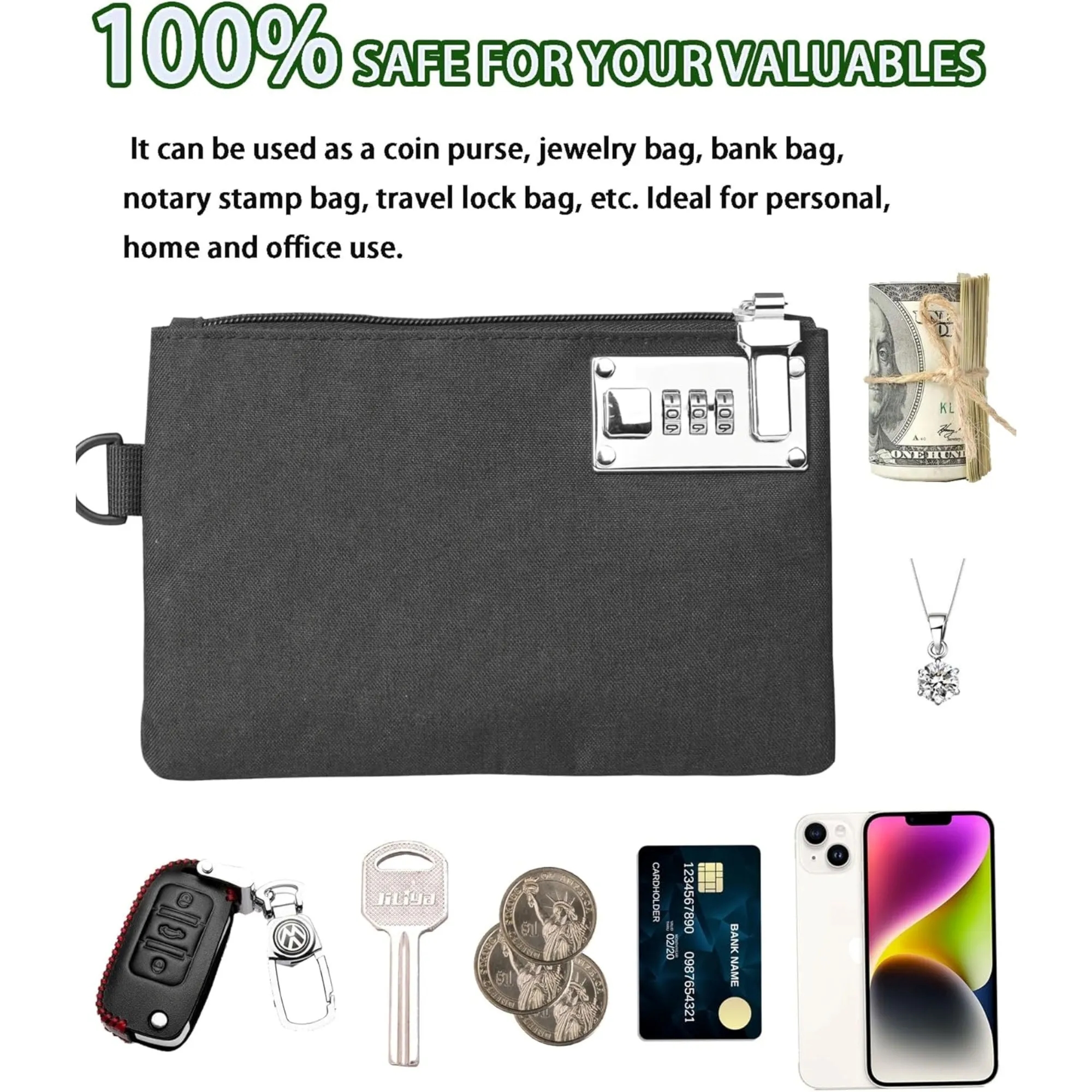 Multifunctional Password Anti Theft Coin Purse 2