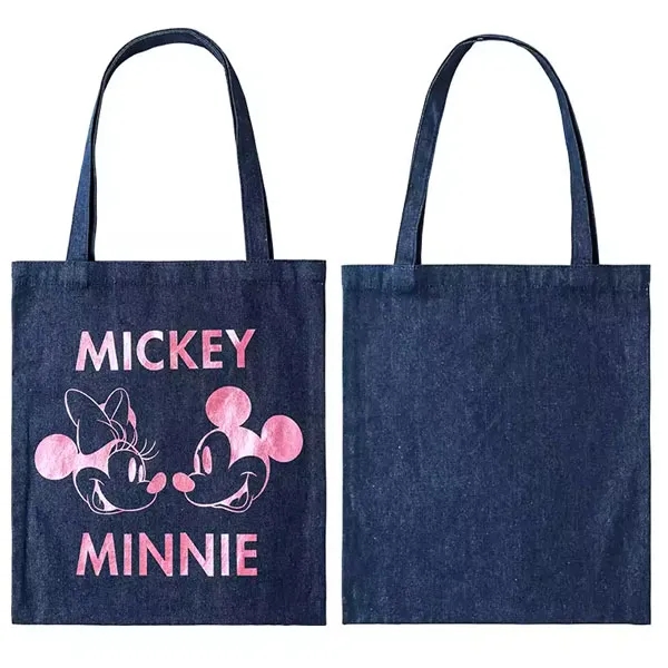 Reusable Denim Tote Bag, custom tote bag with logo imprint 2