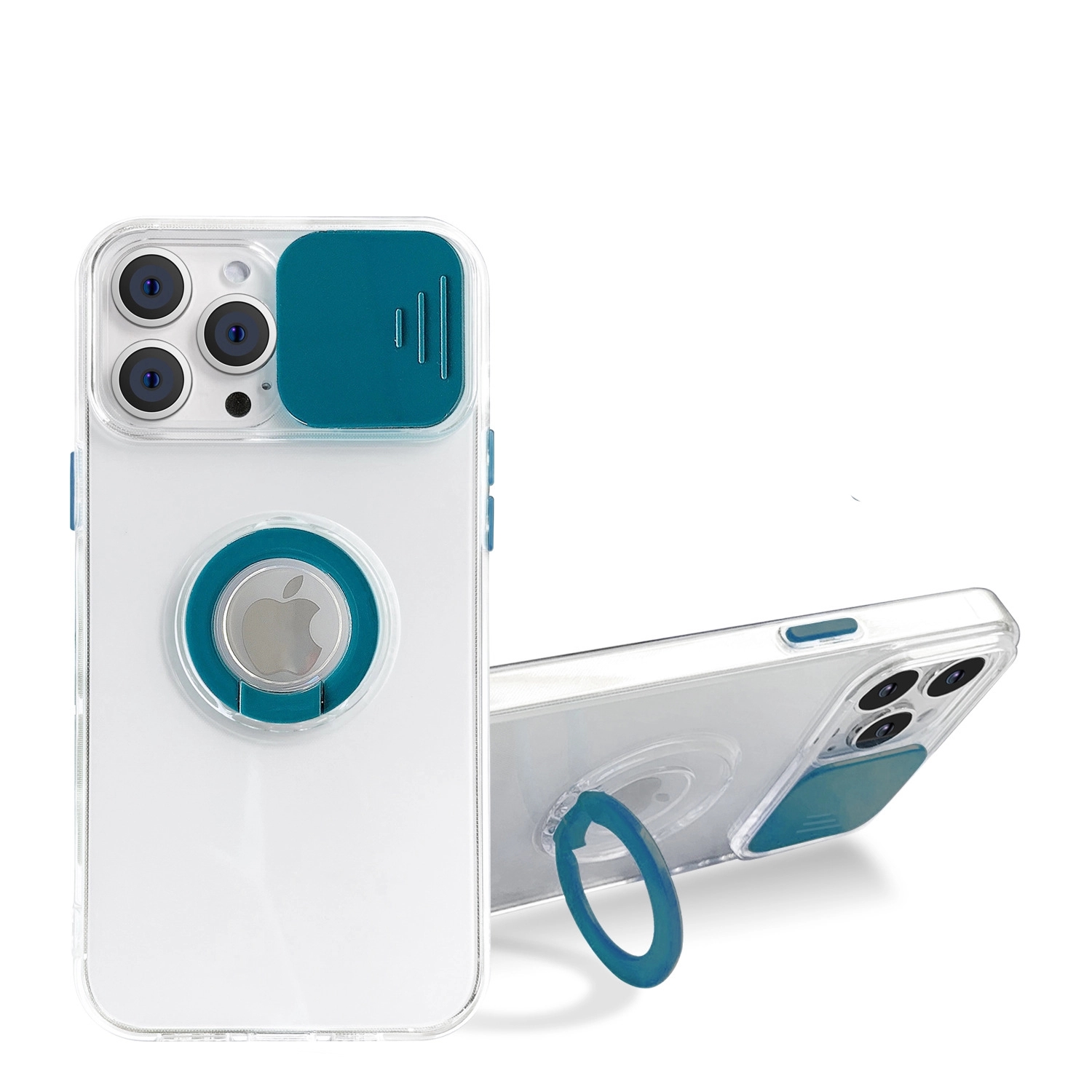 Phone Case  with Ring Holder Slide Camera Cover 5